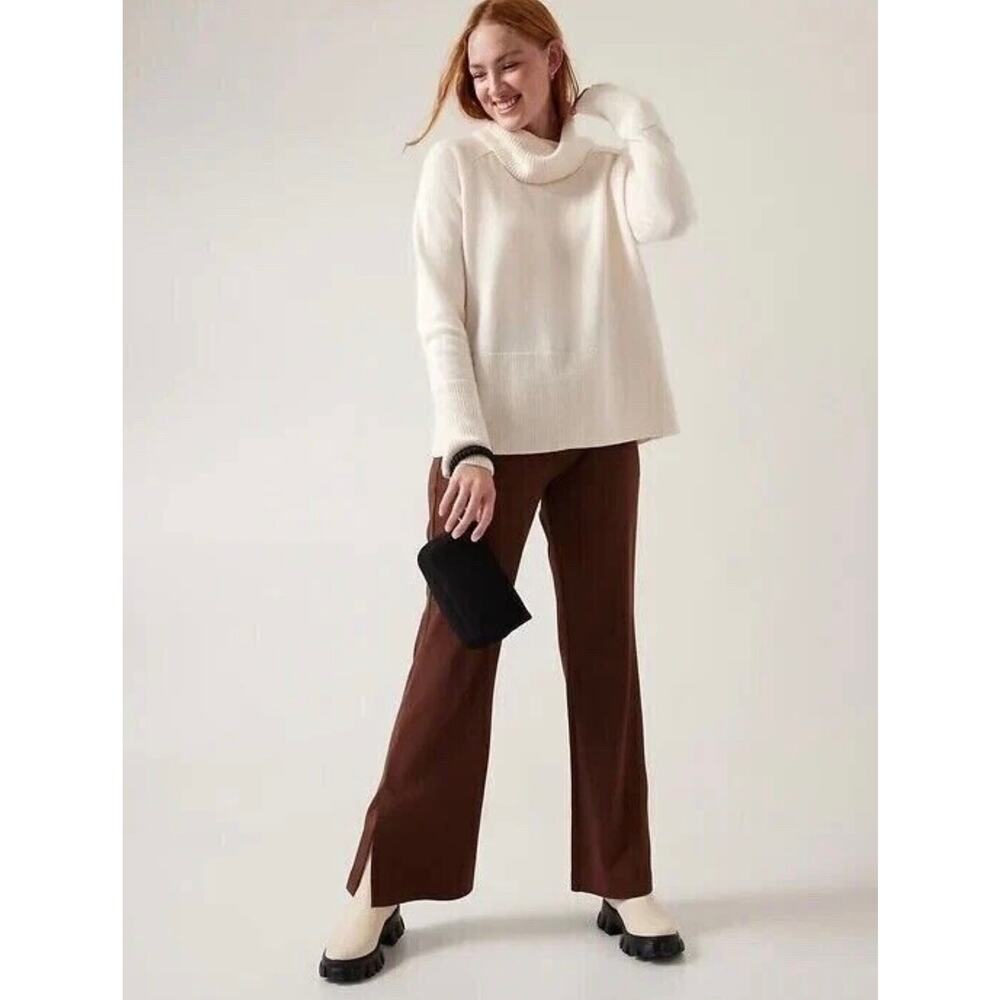 Athleta Alpine Turtleneck Sweater Wool/Cashmere Blend Women’s Medium